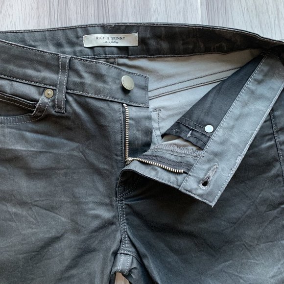 Rich & Skinny Wax Denim Pants - Picture 4 of 13